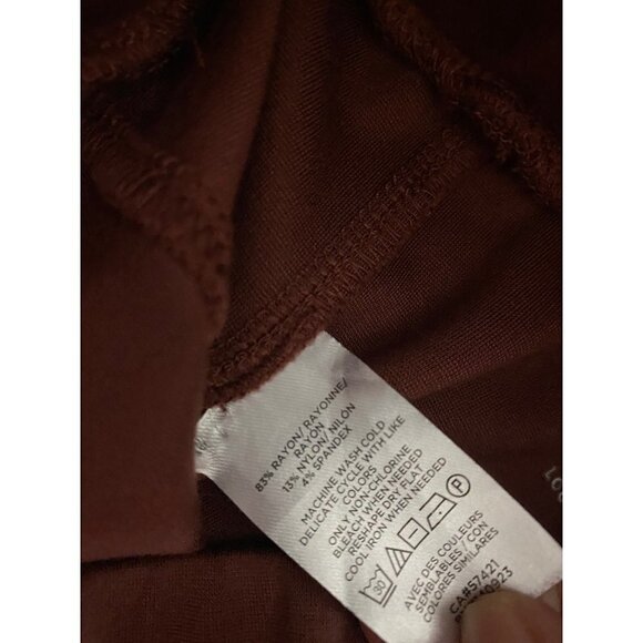 Lou & Grey For Loft Brown Casual Capri With Side Pockets - Medium - Picture 11 of 12